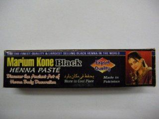 Henna Paste in der Tube 35g Schwarz Lebensmittel