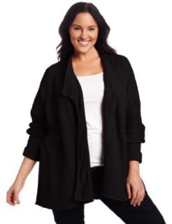 Calvin Klein Jeans Womens Fit and Flare Cardigan, Black