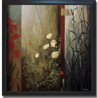 Don Li Leger Rainforest Poppies Framed Canvas Art