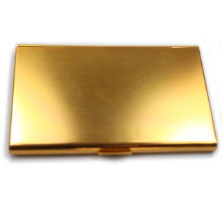 Aluminum Gold Business / Credit Card Case Holder