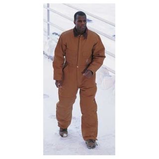 Carhartt X01 BRN TLL 50 Coverall, Chest 50In., Brown