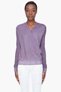 Diesel Purple Draped Talia Sweater for women