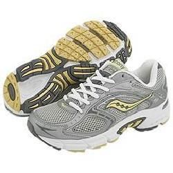 Saucony Grid® Cohesion NX W Silver/Yellow Athletic