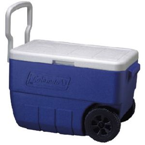 Coleman 5850A718G 50QT Blue Wheeled Cooler