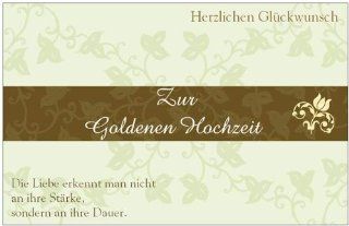 Glückwunschkarte Geburtstagskarte Goldene Hochzeit Hochzeitskarte