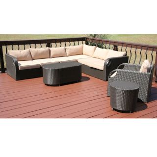 Savannah Classics Belize Outdoor Resin Wicker Patio Furniture Set