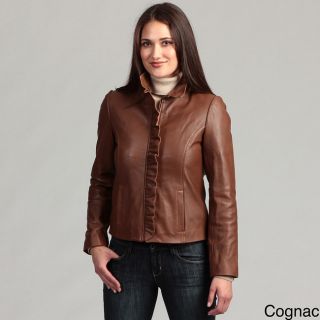 Italia Womens Lambskin Leather Jacket Today $174.99