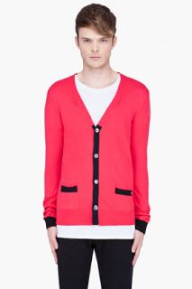Marc By Marc Jacobs Red Silk Cotton Cashmere Sweater for men