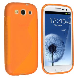 BasAcc Orange TPU Rubber Skin Case for Samsung© Galaxy S III/ S3