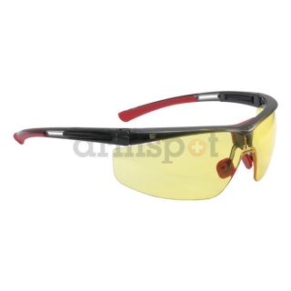 North By Honeywell T5900LTKA Safety Glasses, Amber Lens, Half Frame
