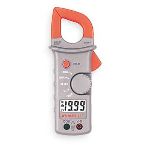 Westward 6JG58 Digital Clamp On Ammeter, 600A, TRMS