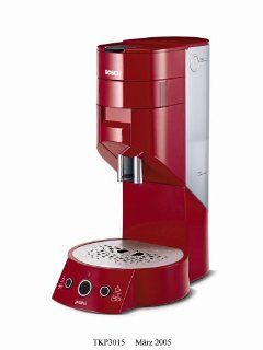 Bosch TKP3015 Gustino Kaffeepadmaschine rot (neues Modell) 