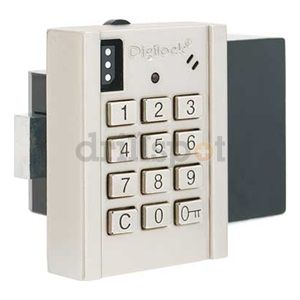 Digilock KTE 619 01 FL GR01 Metal Lock Lockers, W/O Pull Handle