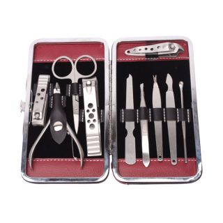 Nail Clippers and Eyebrow Clip 10 piece Pruning Set