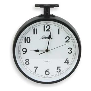 Approved Vendor 2CHY6 Clock, Rnd, Anlg, 11 5/8in, Ceiling, Blk