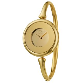 Calvin Klein Womens Gold plated Steel Sing Watch Today $224.00