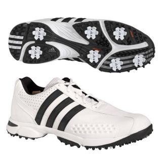 Adidas Mens FitRX White/Black Golf Shoes