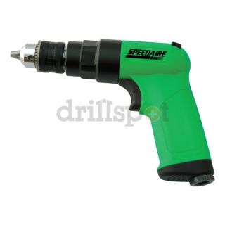 Speedaire 10D240 Air Drill, Industrial, Pistol, 3/8 In.