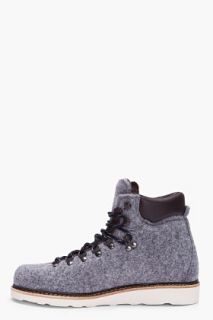 Diemme Grey Felt Roccia Vet Boots for men