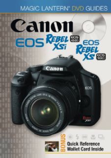 Canon Rebel Xsi, Eos 450d Canon, Eos Rebel Xs, & Eos 1000d (DVD