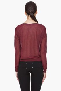 Theory Red Jorenne Sweater for women