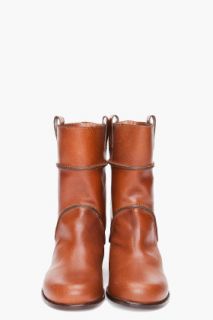 Viktor & Rolf Flat Leather Boots for women