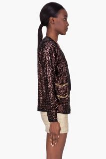 By Malene Birger Espresso Sequin Second Blazer for women