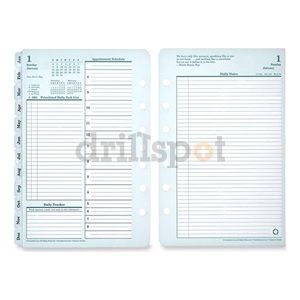 Franklin 30408 Original Full Year Daily Planning Pages