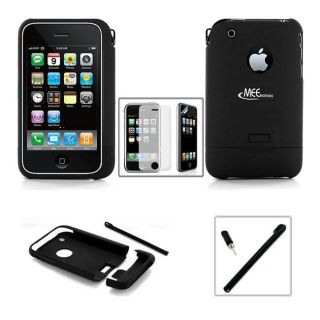 Apple iPhone 3G 3GS Rubberize Case Stylus Screen Protector