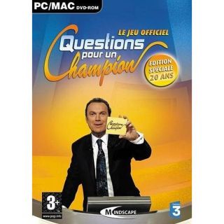 QUESTIONS POUR UN CHAMPION Edition spéciale 20 ans   Achat / Vente PC