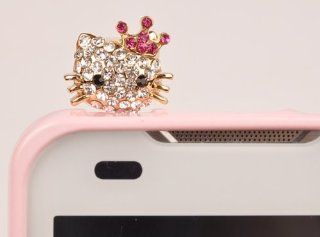 Earcap_Mini Hello Kitty Crown #Gold Cell Phones