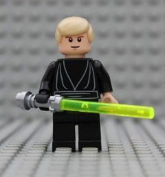 LEGO® Star Wars   Luke Skywalker Black Jedi   from 10212